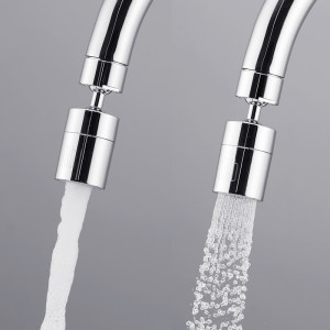 小米生态链 大白 厨房防溅水龙头 全铜起泡器 360度万向出水 29元包邮 持平史低