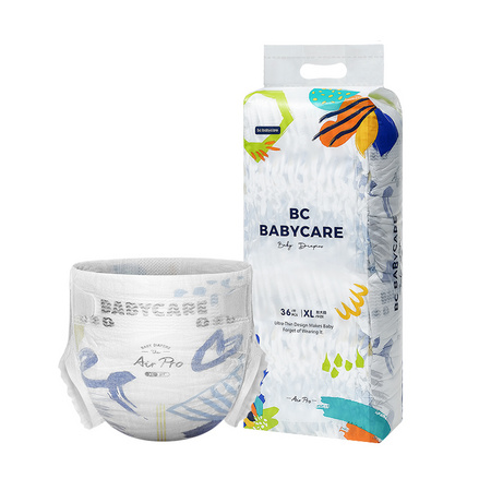 京东PLUS会员：BabyCare 极薄 Air pro 婴儿纸尿裤 XL码 36片 *4件