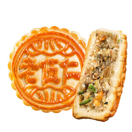 昌鹿食品 中秋广式老五仁月饼 2斤