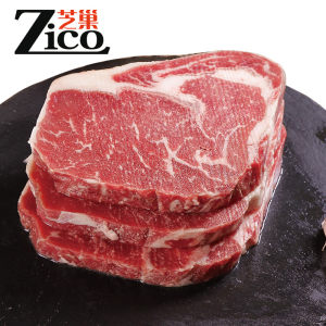 实体连锁品牌 芝巢 家庭整切牛排套餐 2件共10片/1000g