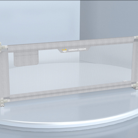 爱心兔 婴儿防掉床床围 1.5米 单面 时尚灰