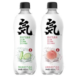 元気森林 0糖0脂0卡路里 白桃/青瓜/卡曼橘味苏打气泡水 480ml*12瓶 57.9元包邮