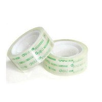 deli 得力 30028 透明胶带小号 12mm*1.5米 6卷