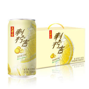 王老吉 刺柠吉果汁饮料 9个柠檬维C含量 230ml*12罐