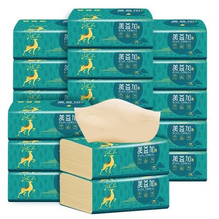 美益加 抽纸 4层240抽32包 120*170mm