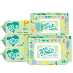 碧c 婴儿湿巾宝宝手口专用 80抽*5包