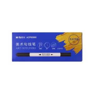 M&G 晨光 ACP95890 文具美术勾线笔 12支/盒 *5件