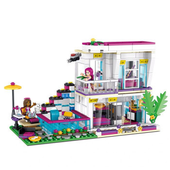 潘洛斯 城市系列 拼装别墅组装积木