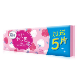 Kotex 高洁丝 超透气小Q包护垫 无香型 150mm*45片 *2件