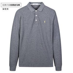与狼共舞 男士 美国皮马棉 100%纯棉POLO衫