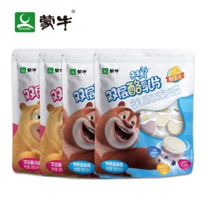 蒙牛 未来星 双层乳酪片 36g/袋 蓝莓味*2袋+混合莓子味*2袋