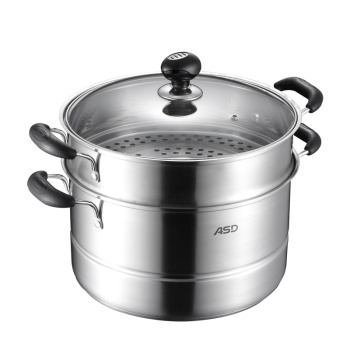 ASD 爱仕达 WG1526NL 半波盖三层蒸锅 26cm