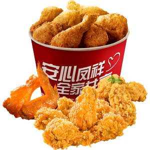 肯德基供应商 凤祥 炸鸡全家桶 1.9kg