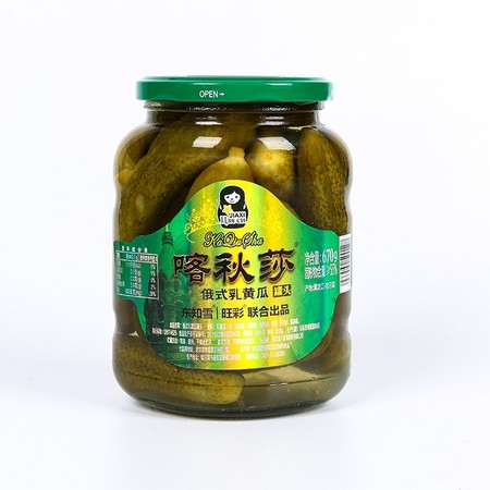 东知雪 俄罗斯酸黄瓜 670g