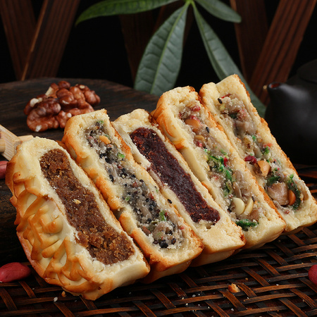 嗡韵 东北五仁月饼 100g*4块