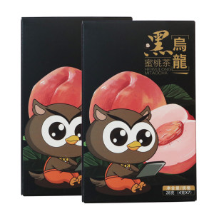 茗花有主 黑乌龙茶蜜桃茶冷泡茶 4g*7包