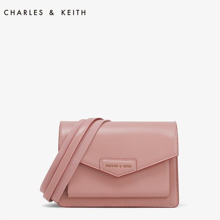 99大促、88VIP：CHARLES＆KEITH CK2-90680630 翻盖单肩邮差信封斜挎包
