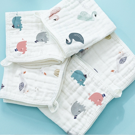 宜宝诗 宝宝纱布口水巾 3条装