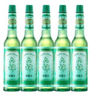 六神 花露水 195ml*5瓶 经典老式玻璃瓶