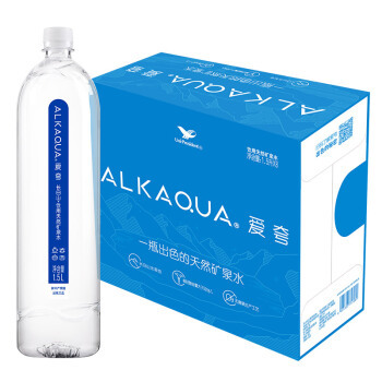 统一 爱夸 长白山天然矿泉水 1.5L*8瓶 *4件