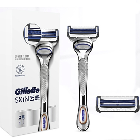 88VIP、补贴购：Gillette 吉列 云感手动剃须刀套装（1刀架+2刀头）+锋隐致顺版（4刀头）
