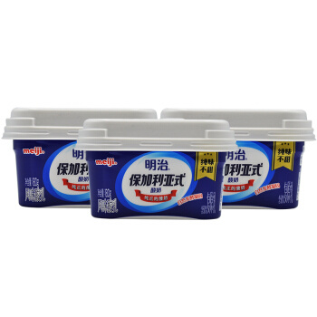 不打烊大排档：明治meiji 纯味不甜酸奶 180g*3 *7件