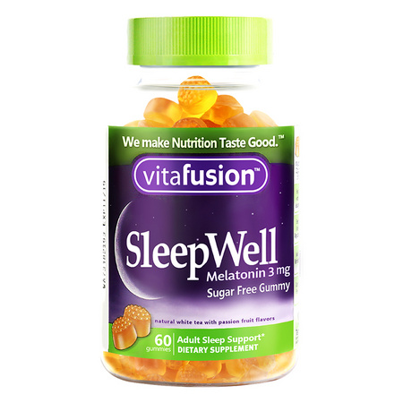 88VIP：Vitafusion SleepWell 褪黑素片咀嚼软糖 60粒