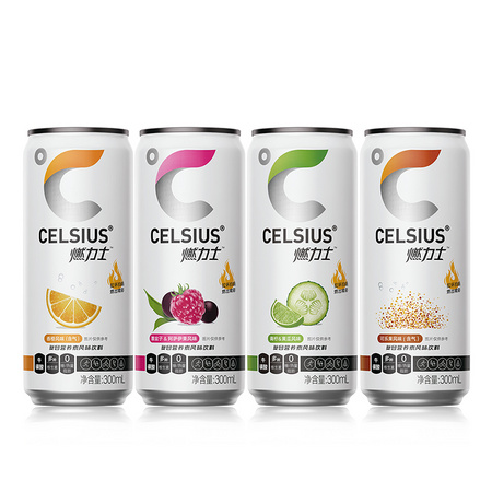 CELSIUS 燃力士 无糖无脂肪碳酸维生素汽水饮料 24罐