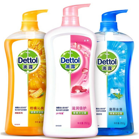 Dettol 滴露 健康沐浴露 935g*3瓶装