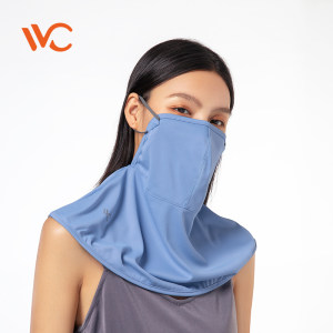 韩国 VVC UPF 50+防晒 360度遮脸护颈 女夏季薄款防晒面罩