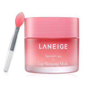 京东PLUS会员： LANEIGE 兰芝 夜间保湿修护唇膜 草莓浆果味 20g（赠 同款小样3g*7） *4件