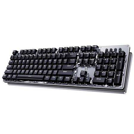 聚划算百亿补贴：HP 惠普 GK100 104键 混光机械键盘 黑轴/青轴/茶轴/红轴
