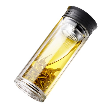 梦尚 MS-17003 双层隔热玻璃杯 350ml