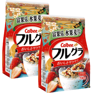 日本销量第一 卡乐比 水果麦片 700g*2件