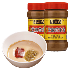 中华老字号 六必居 芝麻花生酱 300g*2瓶