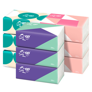 CCHOICE 采琪采 白色抽纸 4层280张 *包