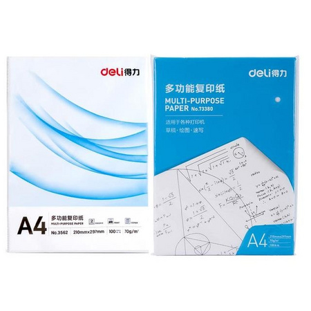 Deli 得力 7406 A4打印复印纸 100张