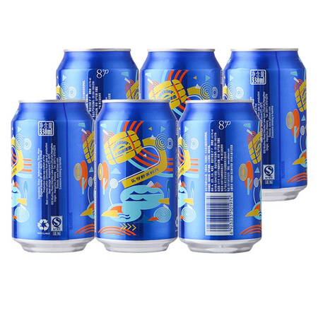 CHEERDAY 千岛湖啤酒 8°P乐享时光 330ml*6听