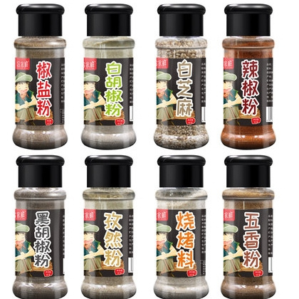 洽食鲜 烧烤调料组合8瓶 50g*8瓶