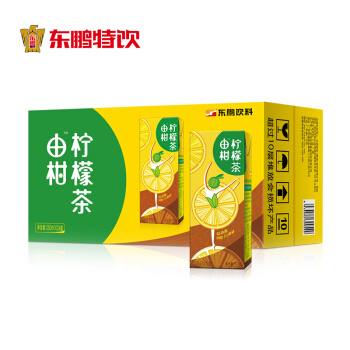 京东PLUS会员：DONGPENG 东鹏 由柑柠檬茶 250ML*24盒 *3件