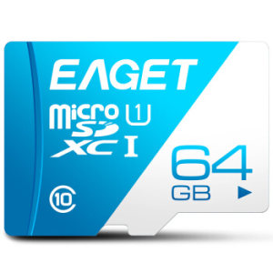 EAGET 忆捷 T1 TF存储卡 Class10 64GB