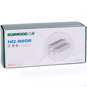 凑单品： SUNWOOD 三木 12# 25页订书针 2000枚/盒 8202