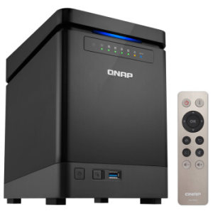 QNAP 威联通 TS-453Bmini NAS网络存储 四盘位 J3455 4GB 无硬盘 黑色