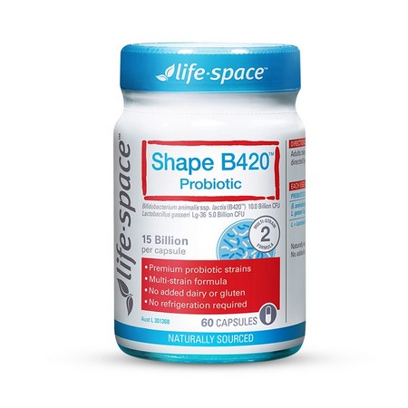 Life space 塑身B420益生菌 60粒 *2件