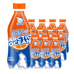 老北京汽水 北冰洋 桔汁汽水 280ml*6瓶