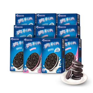 临期特价 奥利奥 臻选原味+草莓味夹心涂层饼干 116g*10盒