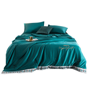 帛罗旺斯 夏季水洗真丝夏凉被四件套