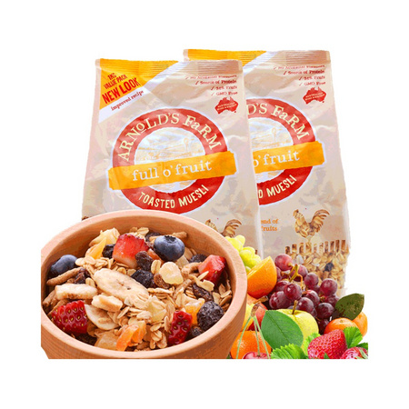 Arnold's farm 阿诺农场 水果燕麦片 1kg*2包 *2件