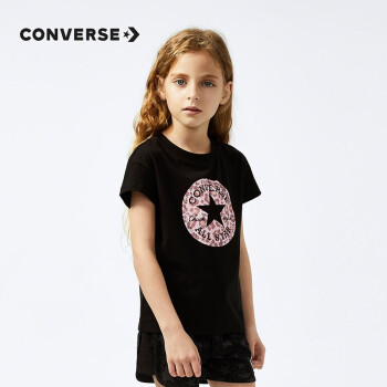 converse 匡威 男女童夏季经典短袖T恤