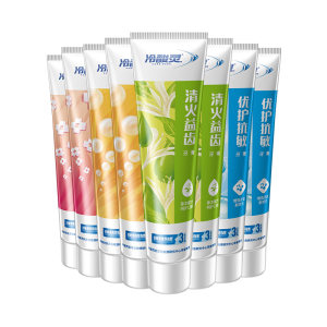 冷酸灵 多效组合清火抗敏感牙膏套装 120g*8支